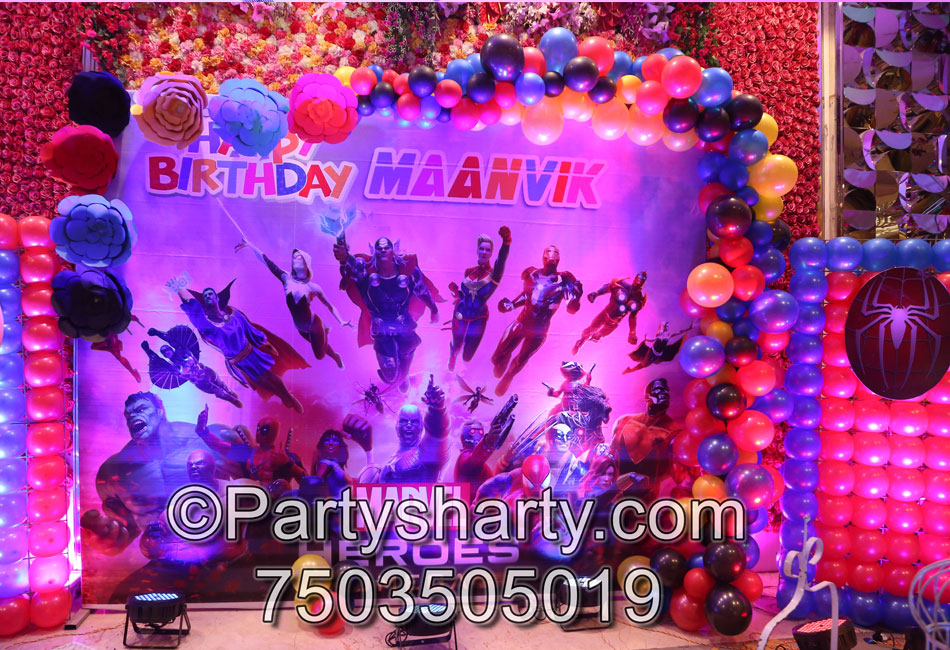 Avengers Theme Birthday Party, Birthday themes for Boys, Birthday themes for girls, Birthday party Ideas, birthday party organisers in Delhi, Gurgaon, Noida, Best Birthday Party Themes for Kids and Adults, theme-based birthday party