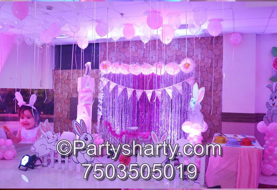 Bunny Theme Birthday Party , Birthday themes for Boys, Birthday themes for girls, Birthday party Ideas, birthday party organisers in Delhi, Gurgaon, Noida, Best Birthday Party Themes for Kids and Adults, theme-based birthday party