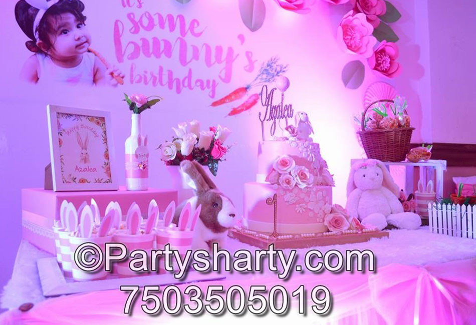 Bunny Theme Birthday Party, Birthday themes for Boys, Birthday themes for girls, Birthday party Ideas, birthday party organisers in Delhi, Gurgaon, Noida, Best Birthday Party Themes for Kids and Adults, theme-based birthday party