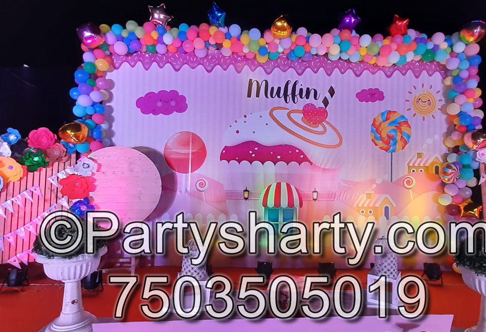 Candyland Theme Birthday Party Ideas, Birthday themes for Boys, Birthday themes for girls, Birthday party Ideas, birthday party organisers in Delhi, Gurgaon, Noida, Best Birthday Party Themes for Kids and Adults, theme-based birthday party