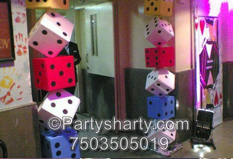 Casino theme, Birthday themes for Boys, Birthday themes for girls, Birthday party Ideas, birthday party organisers in Delhi, Gurgaon, Noida, Best Birthday Party Themes for Kids and Adults, theme-based birthday party