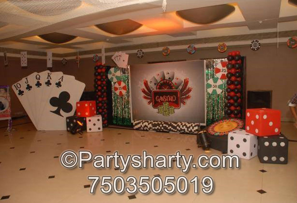 Casino theme, Birthday themes for Boys, Birthday themes for girls, Birthday party Ideas, birthday party organisers in Delhi, Gurgaon, Noida, Best Birthday Party Themes for Kids and Adults, theme-based birthday party