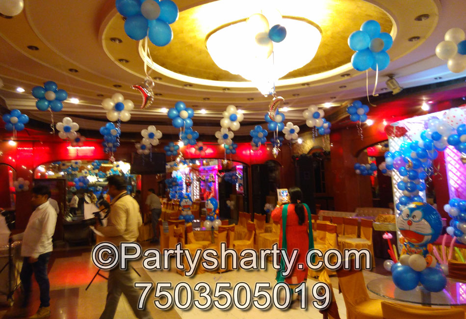 Doraemon Theme Birthday Party, Birthday themes for Boys, Birthday themes for girls, Birthday party Ideas, birthday party organisers in Delhi, Gurgaon, Noida, Best Birthday Party Themes for Kids and Adults, theme-based birthday party