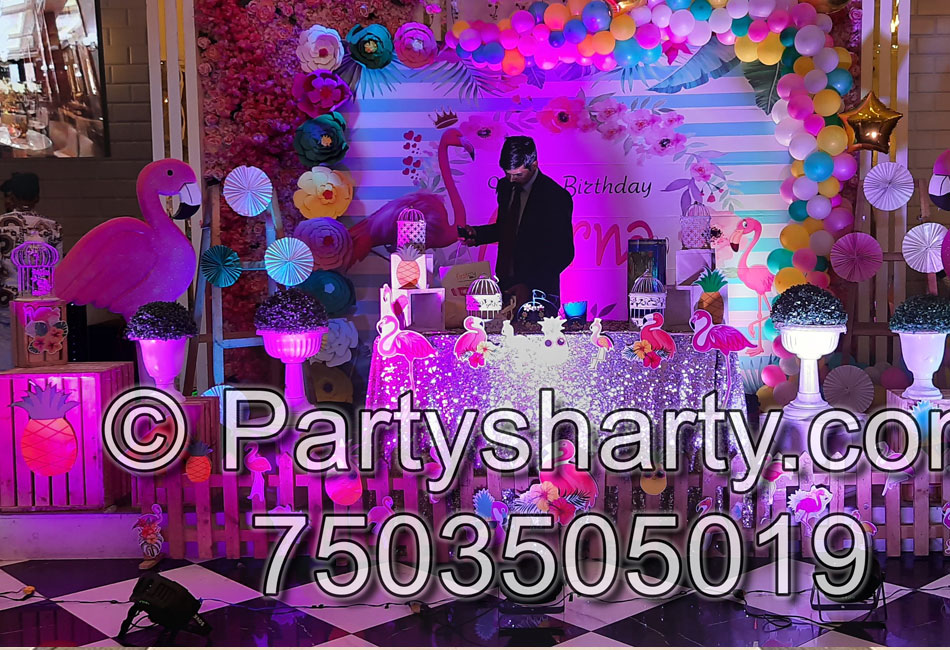 Flamingo Themed Birthday Party Ideas, Birthday themes for Boys, Birthday themes for girls, Birthday party Ideas, birthday party organisers in Delhi, Gurgaon, Noida, Best Birthday Party Themes for Kids and Adults, theme-based birthday party