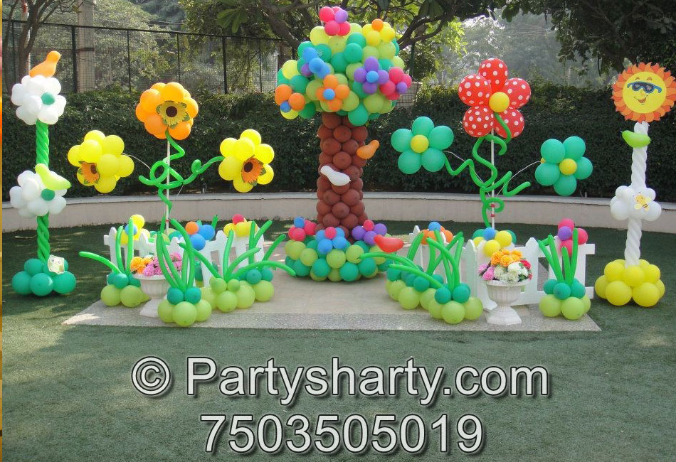 Garden Theme Birthday Party, Birthday themes for Boys, Birthday themes for girls, Birthday party Ideas, birthday party organisers in Delhi, Gurgaon, Noida, Best Birthday Party Themes for Kids and Adults, theme-based birthday party