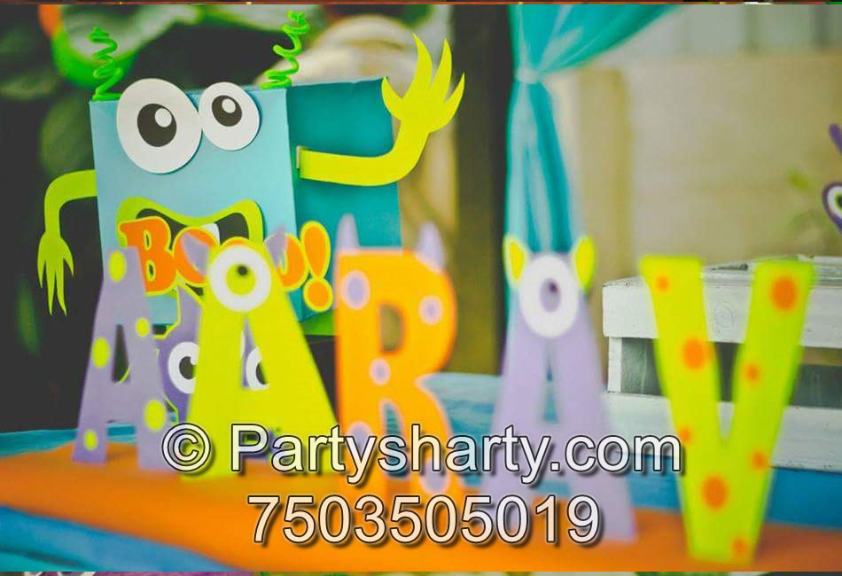 Monster Theme Birthday Party, Birthday themes for Boys, Birthday themes for girls, Birthday party Ideas, birthday party organisers in Delhi, Gurgaon, Noida, Best Birthday Party Themes for Kids and Adults, theme-based birthday party