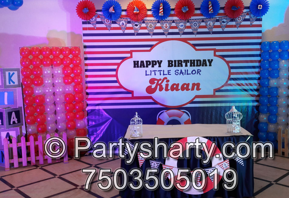 Nautical Theme Birthday Party, Birthday themes for Boys, Birthday themes for girls, Birthday party Ideas, birthday party organisers in Delhi, Gurgaon, Noida, Best Birthday Party Themes for Kids and Adults, theme-based birthday party