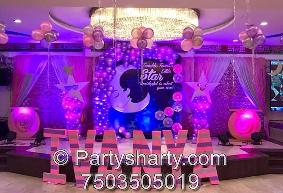 Star And Moon Theme Birthday Party, Birthday themes for Boys, Birthday themes for girls, Birthday party Ideas, birthday party organisers in Delhi, Gurgaon, Noida, Best Birthday Party Themes for Kids and Adults, theme-based birthday party