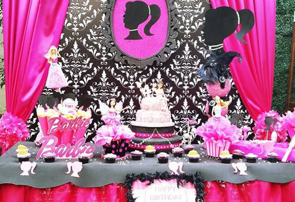 Barbie Theme Ring Birthday Decoration - Decor Spree