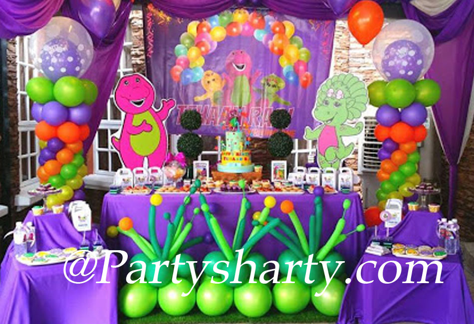 Barney 1st Birthday Cake